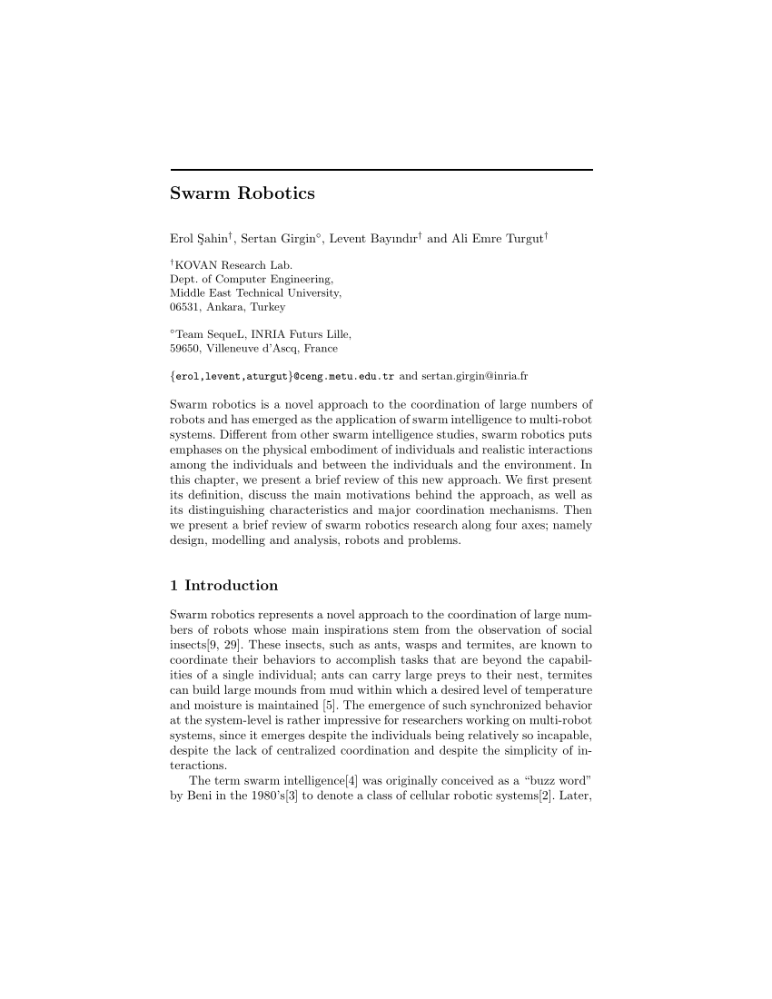 phd thesis on swarm robotics