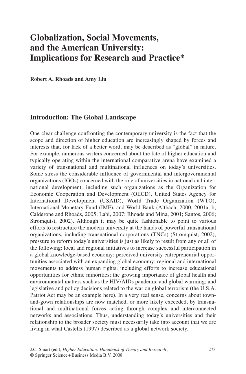 assignment on globalization pdf