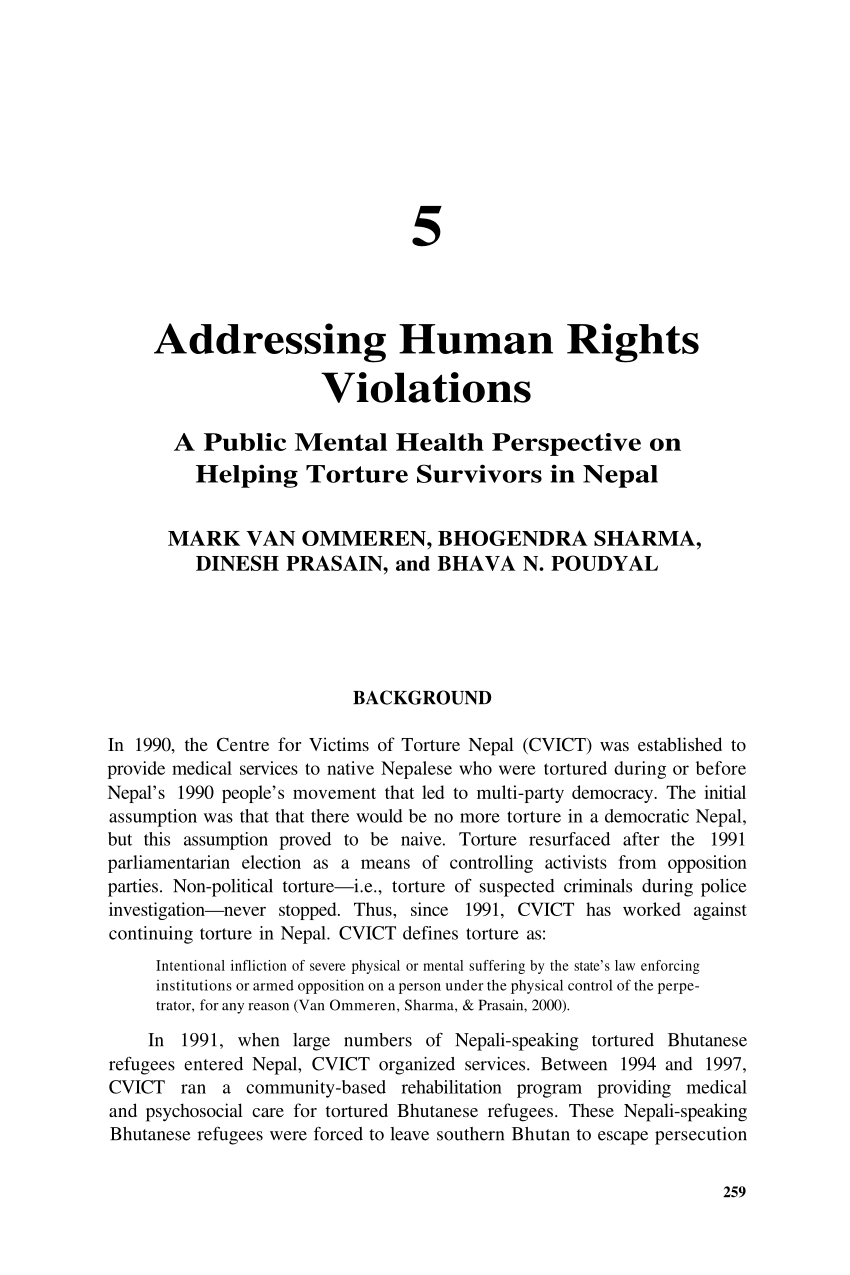 PDF Addressing Human Rights Violations