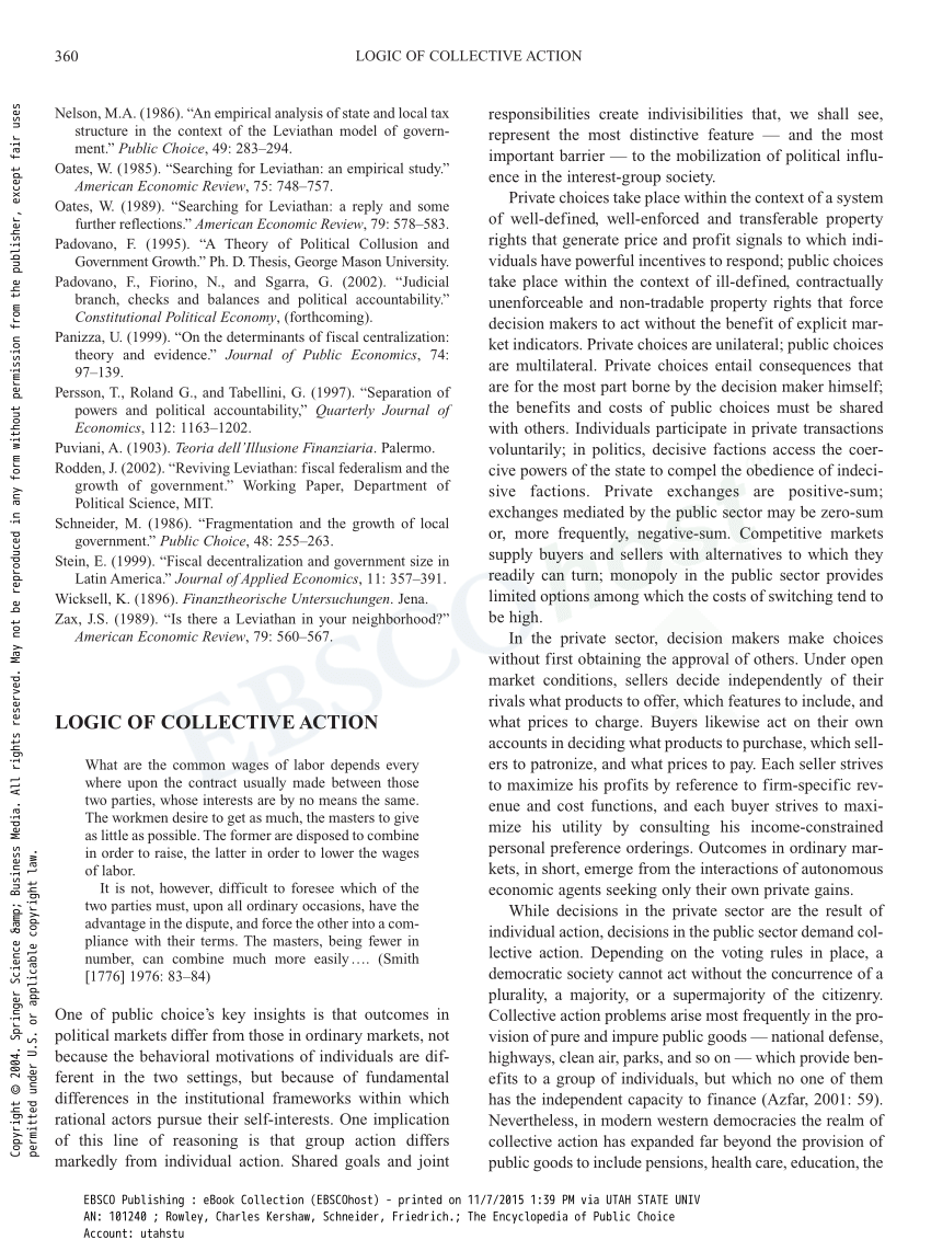 The Logic of Collective Action: Public Goods and the Theory of Groups, With  a New Preface and Appendix (Harvard Economic Studies)