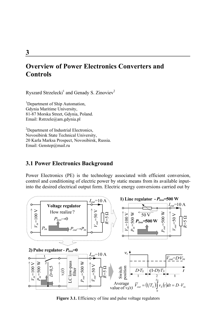 (PDF) Overview of Power Electronics Converters and Controls