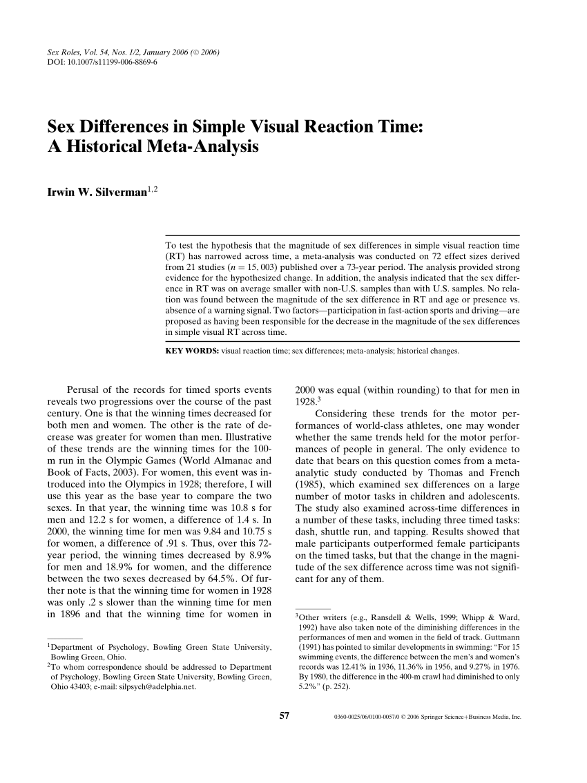 PDF Gender Differences in Delay of Gratification A Meta Analysis