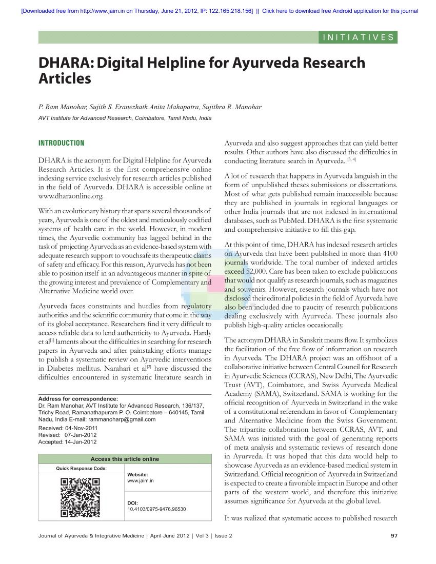 Research articles download