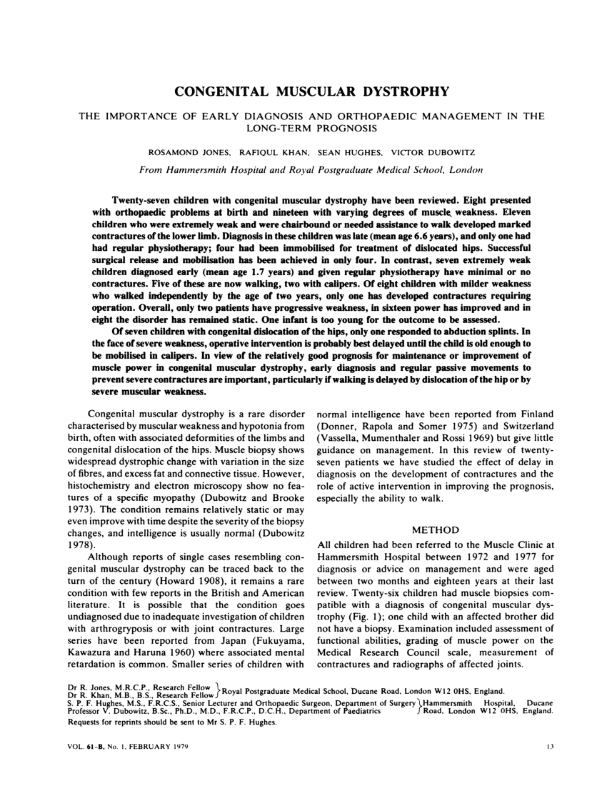 research paper on muscular dystrophy