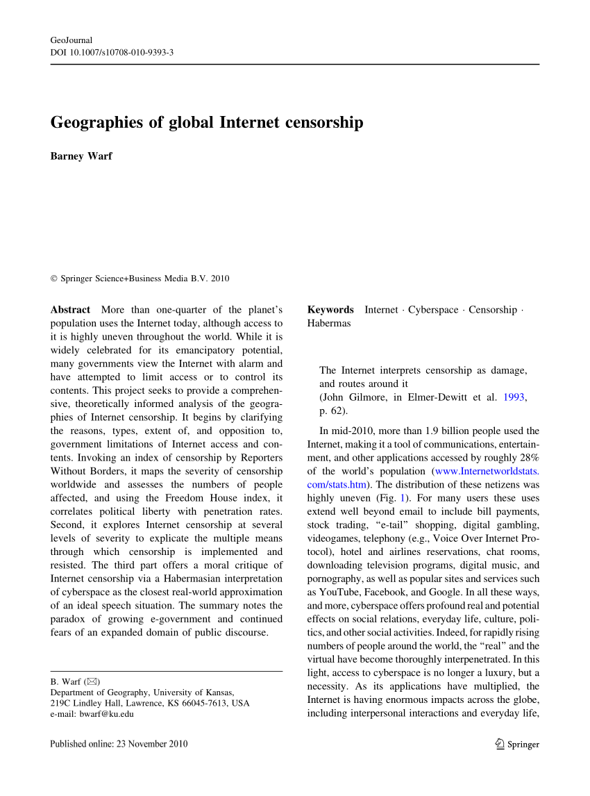 internet censorship essay research paper