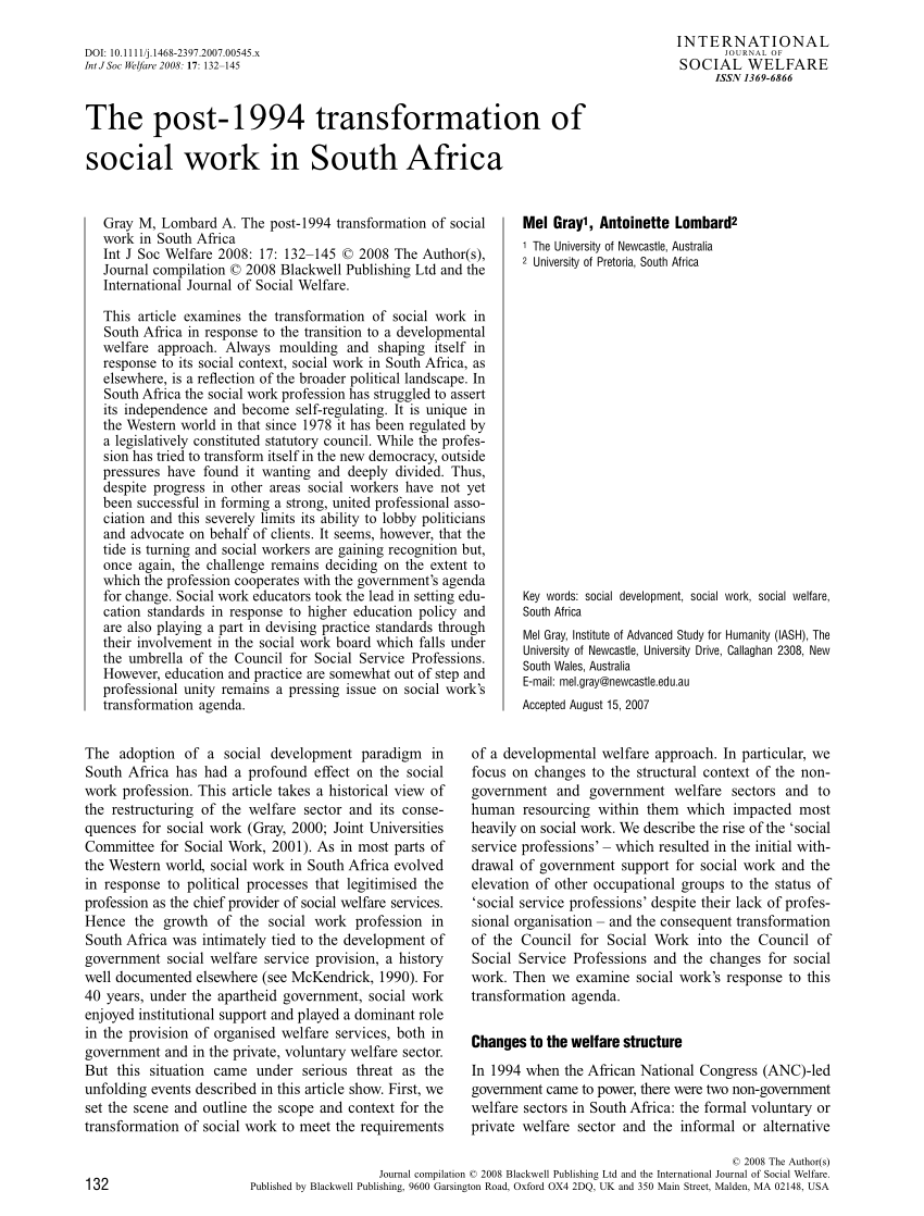 higher education and social transformation south africa case study