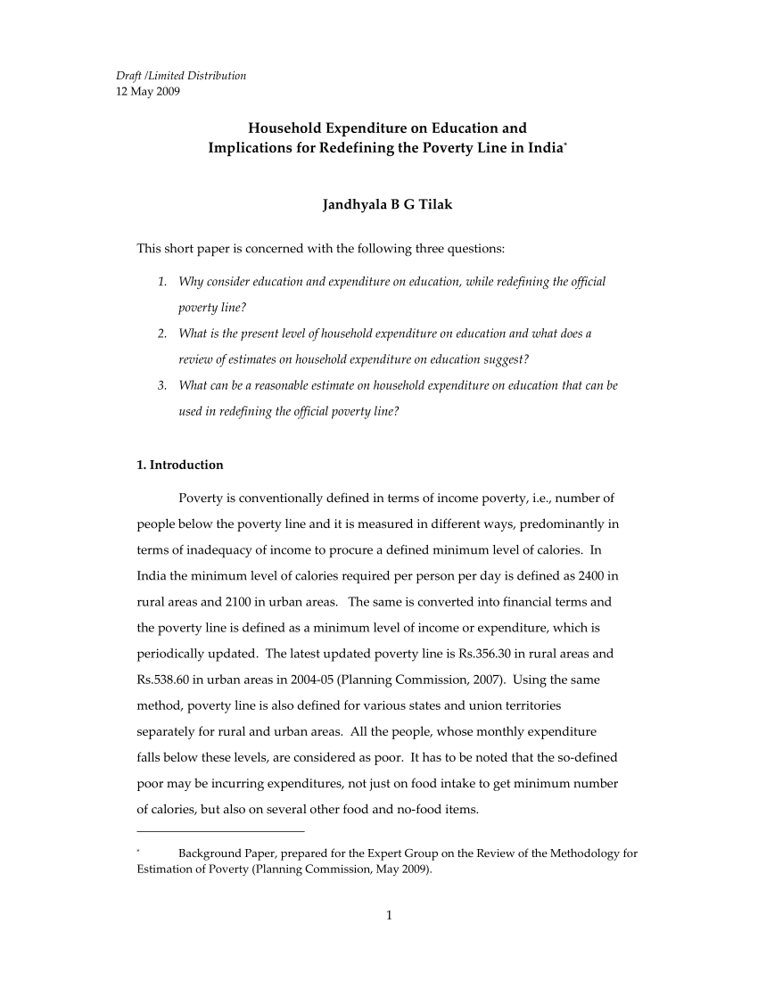 research paper about the impact of poverty on education