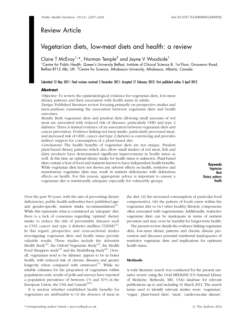 scientific study on vegan diets and weightlifting