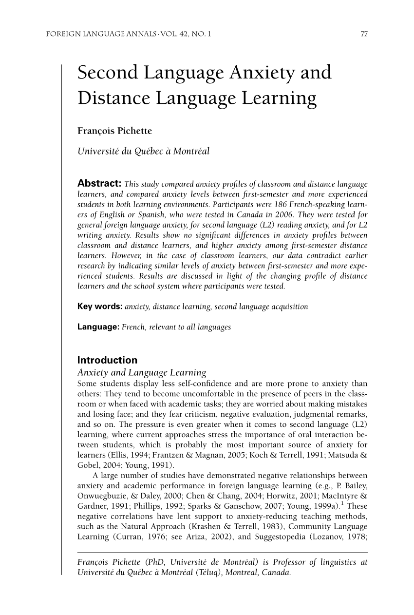 FINNISH EFL LEARNERS' PERCEPTIONS ON ERRORS, CORREC TIVE FEEDBACK AND  FOREIGN LANGUAGE ANXIETY Master's thesis