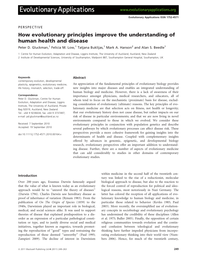case study on human health and disease