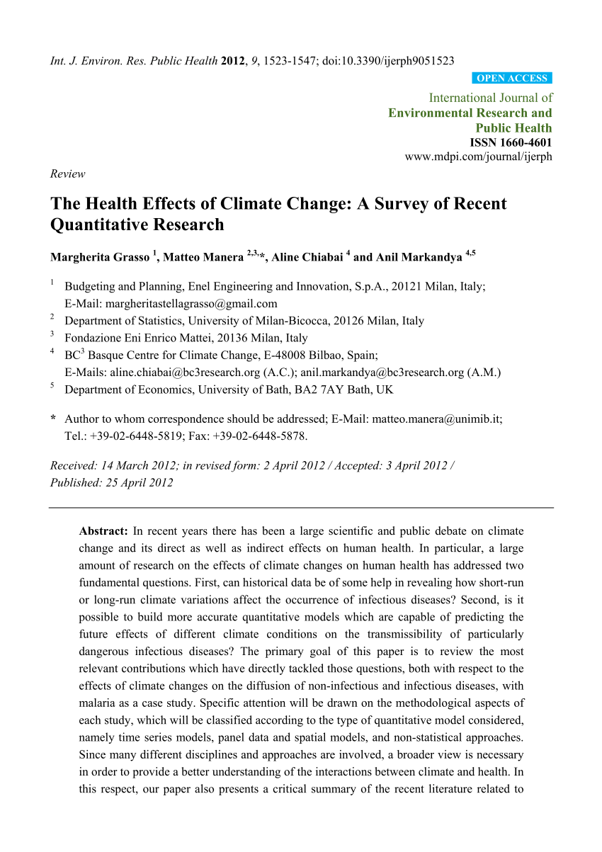 Quantitative methods for climate change and mental health research