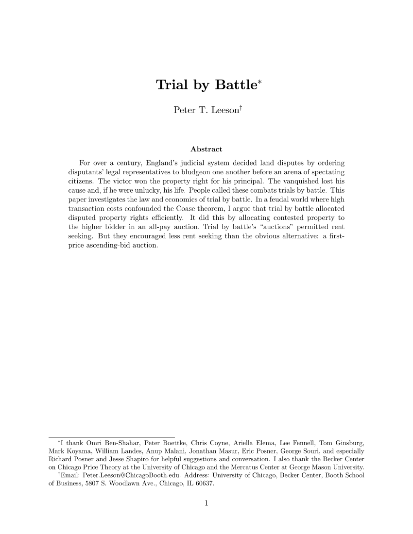 PDF Trial by Battle