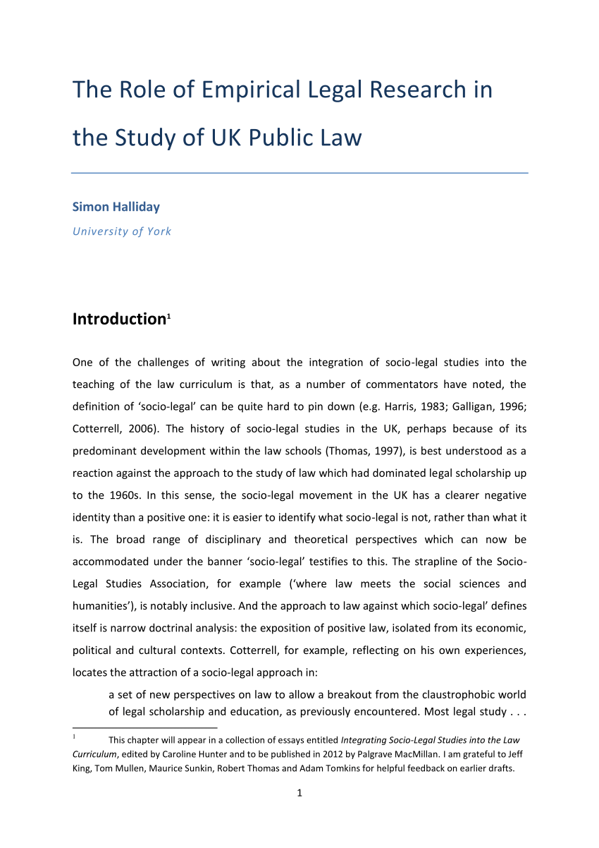 law research paper sample