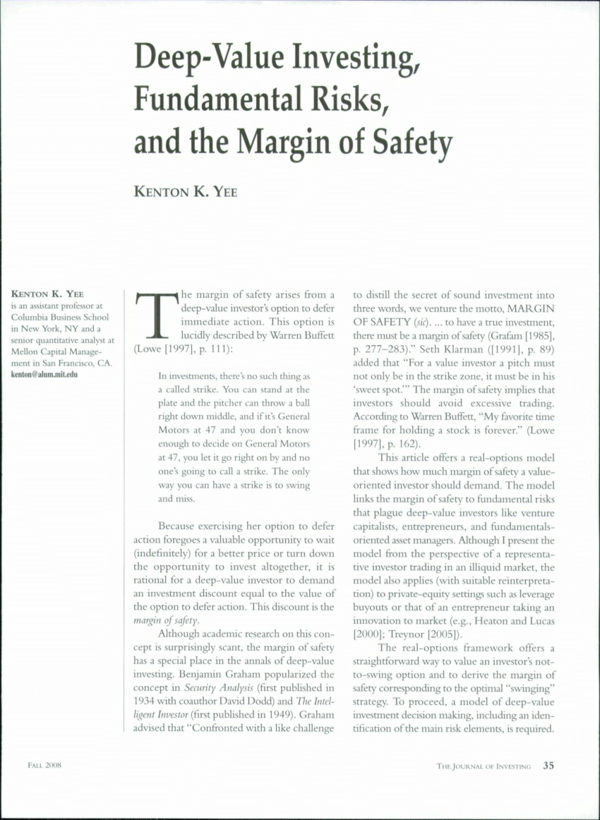 margin of safety pdf download