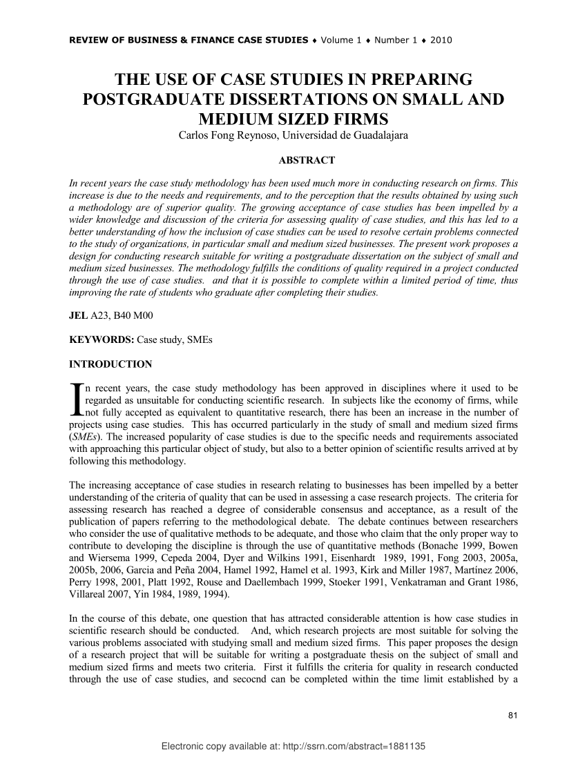 Case study pdf template