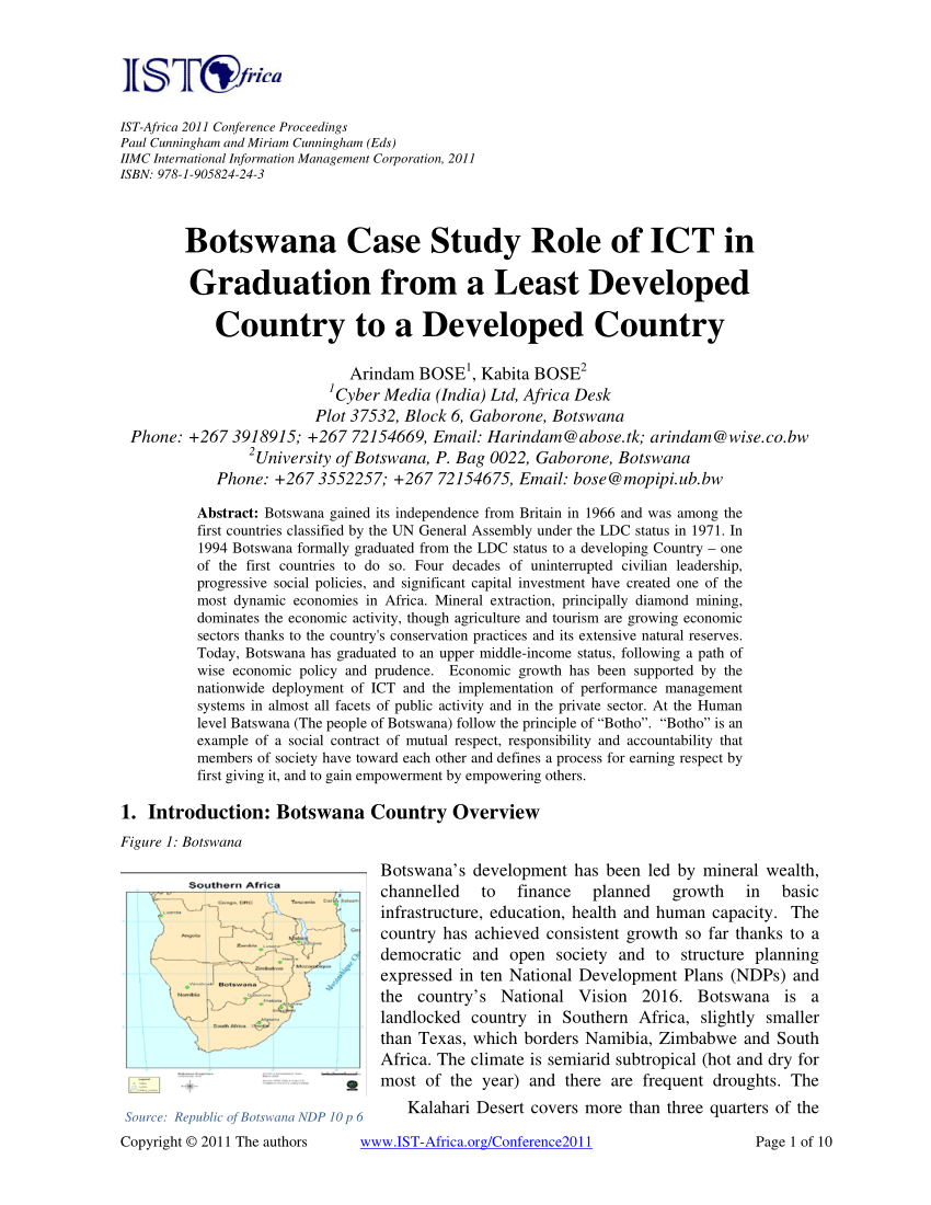 Botswana research paper