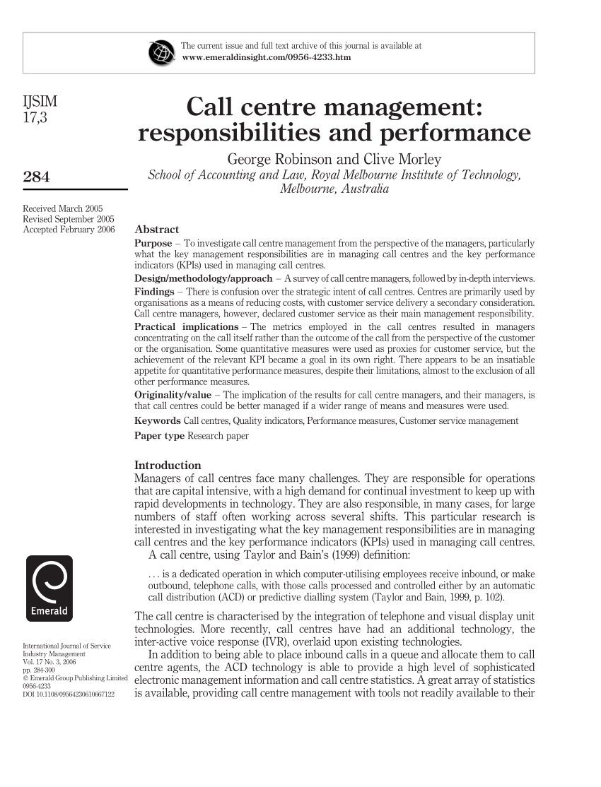 Call Center Management System Project Report Pdf