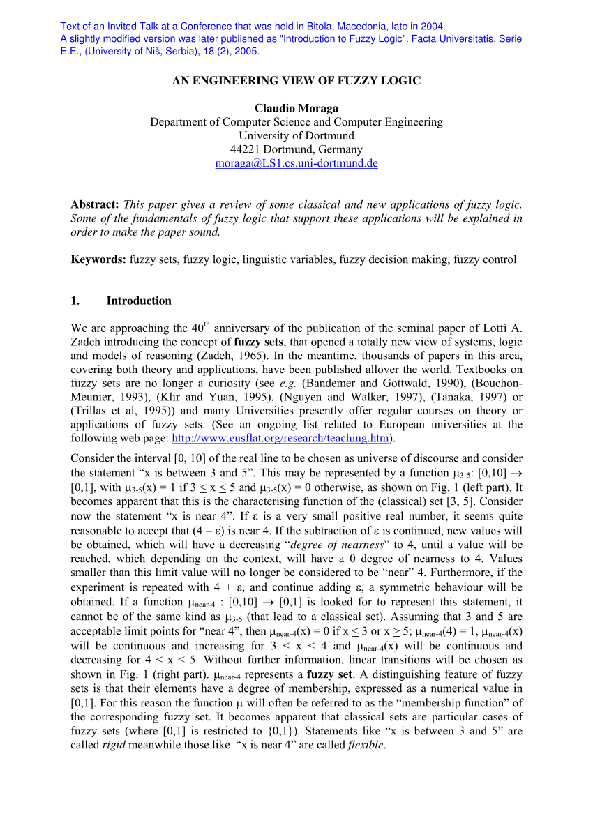 latest research paper on fuzzy logic