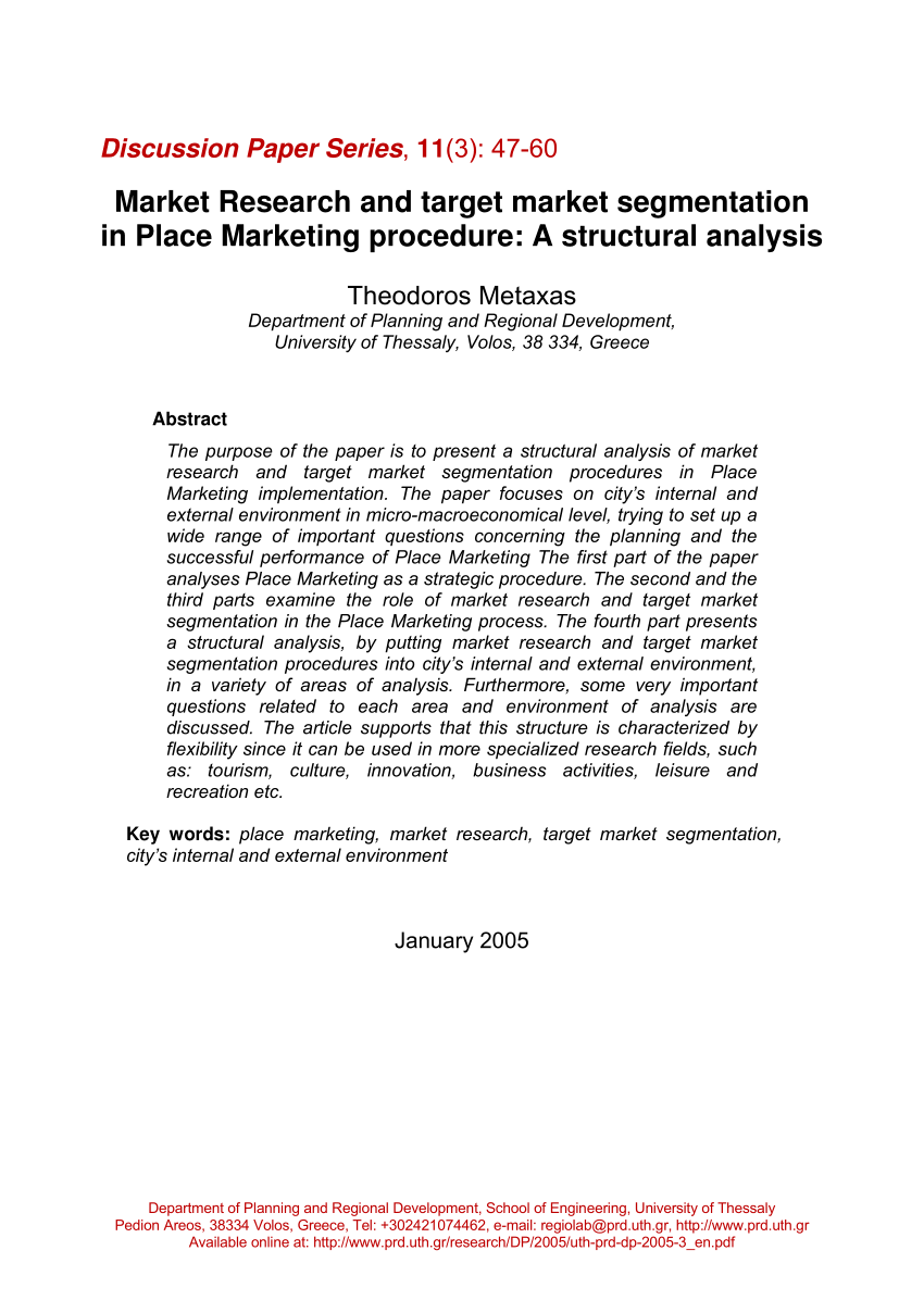 research paper on marketing management pdf