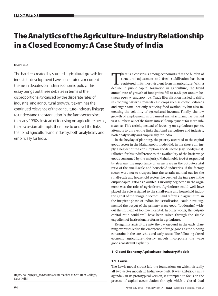 economy case study