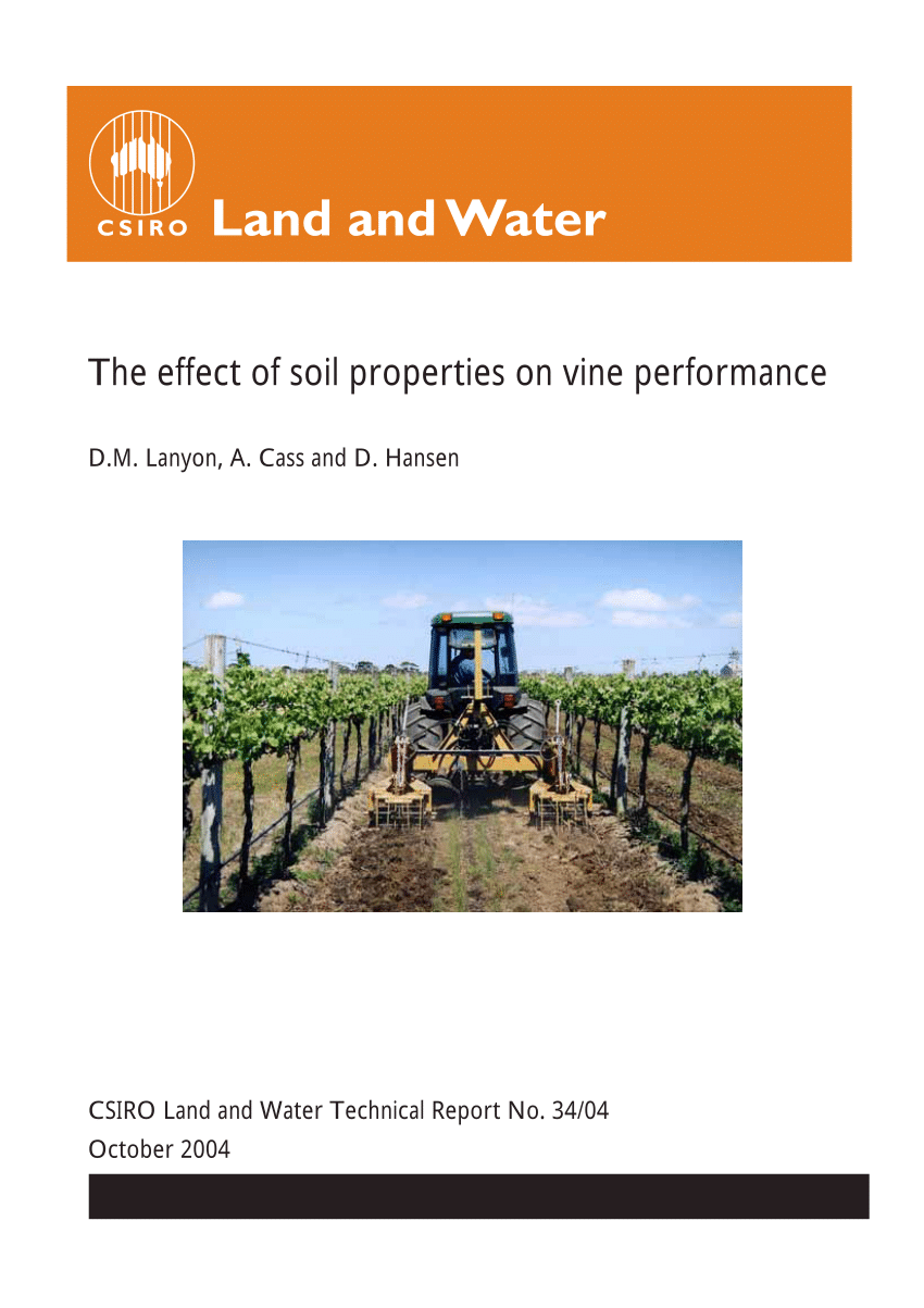 PDF) The effect of soil properties on vine performance