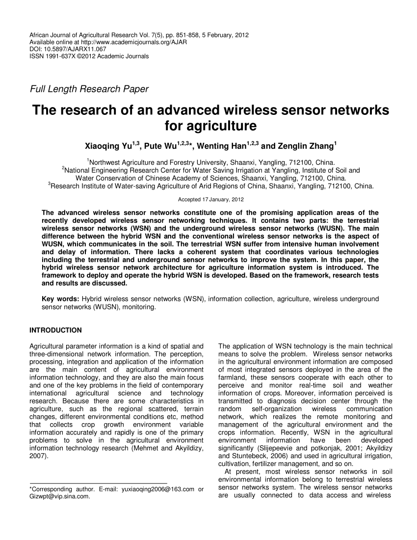 research paper on wireless network
