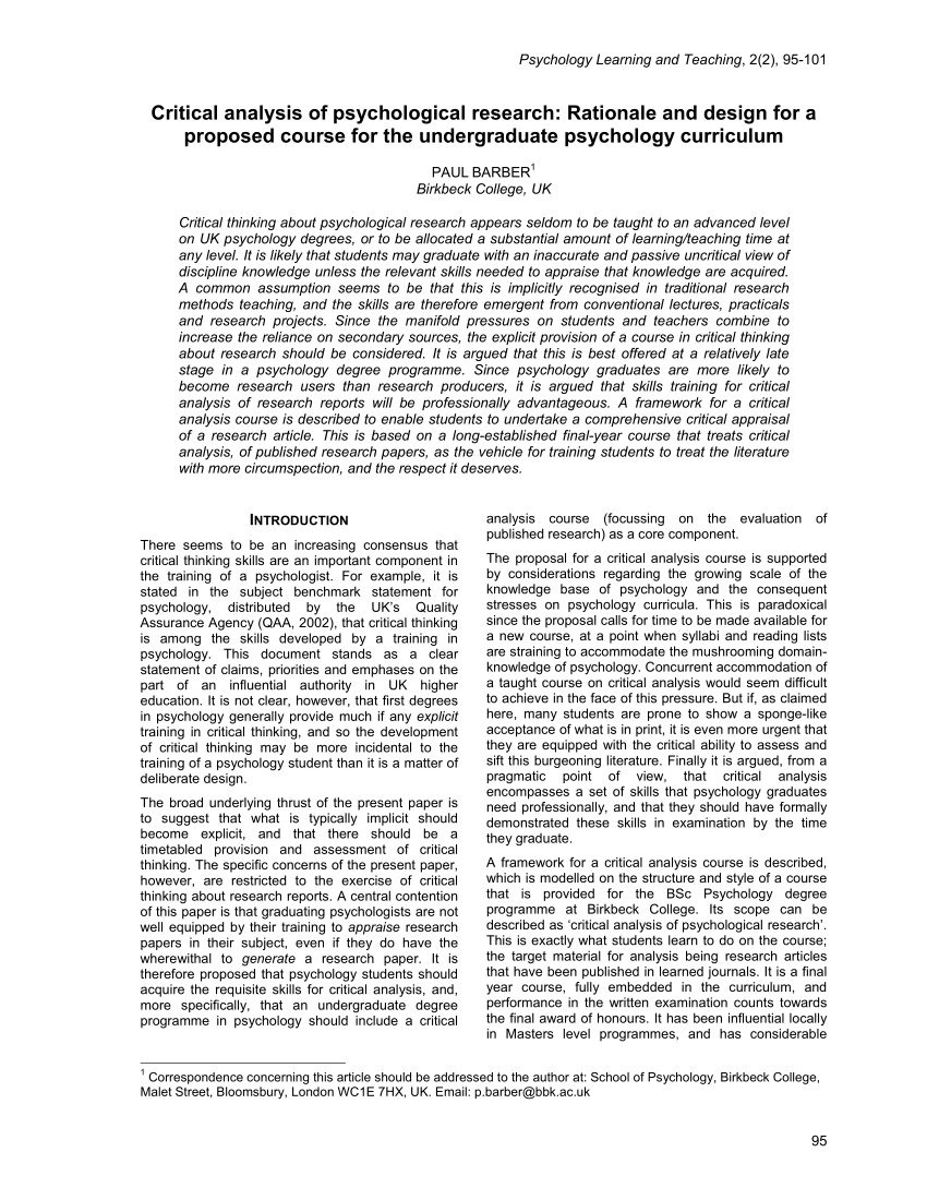 psychology research thesis pdf