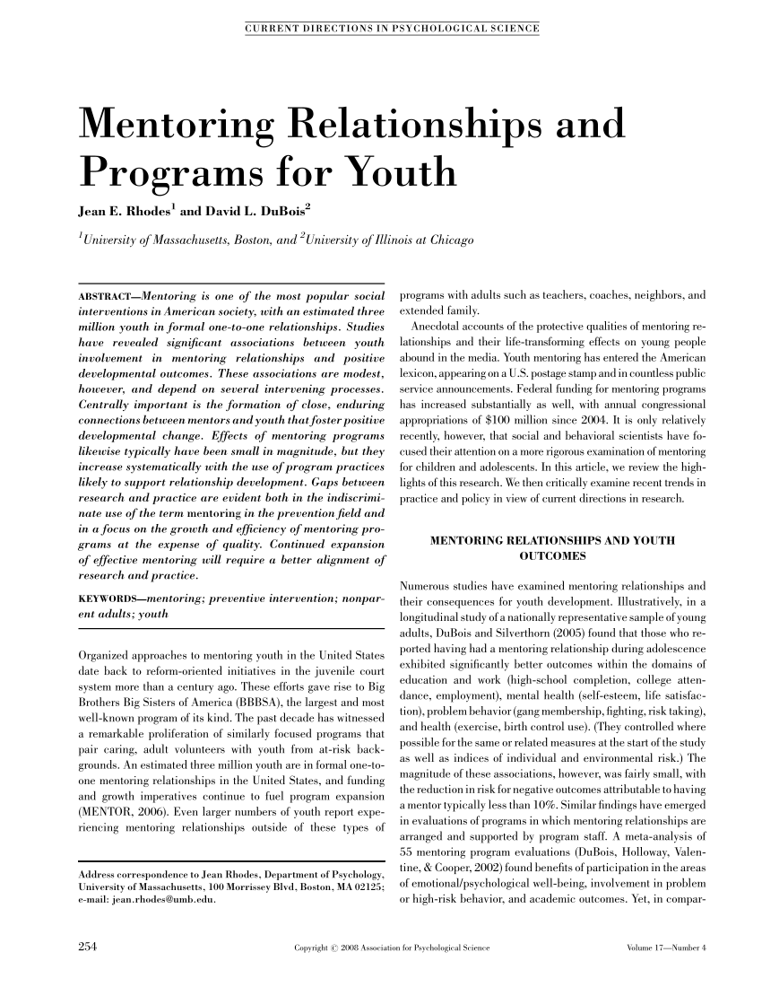 dissertation mentoring relationships
