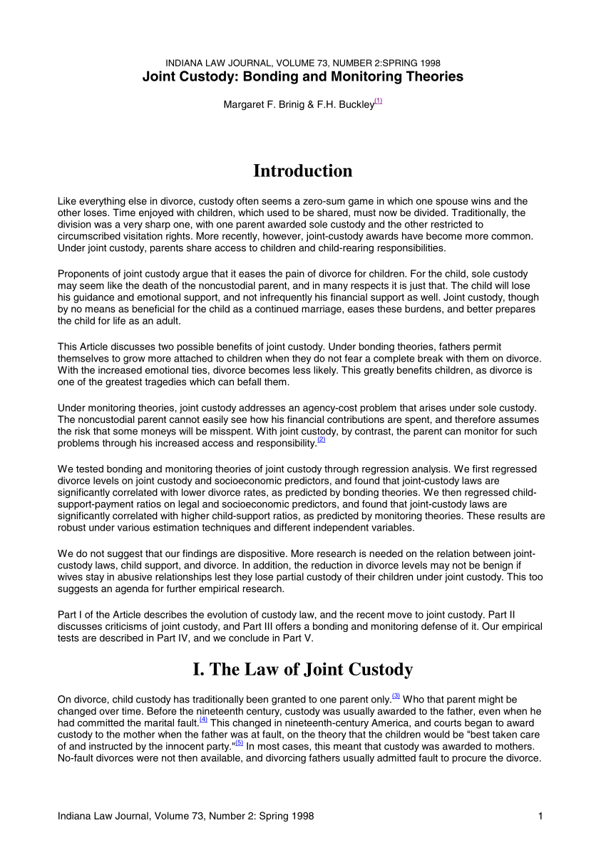 applying for joint custody