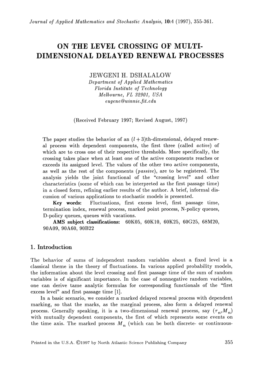 pdf-on-the-level-crossing-of-multi-dimensional-delayed-renewal-processes