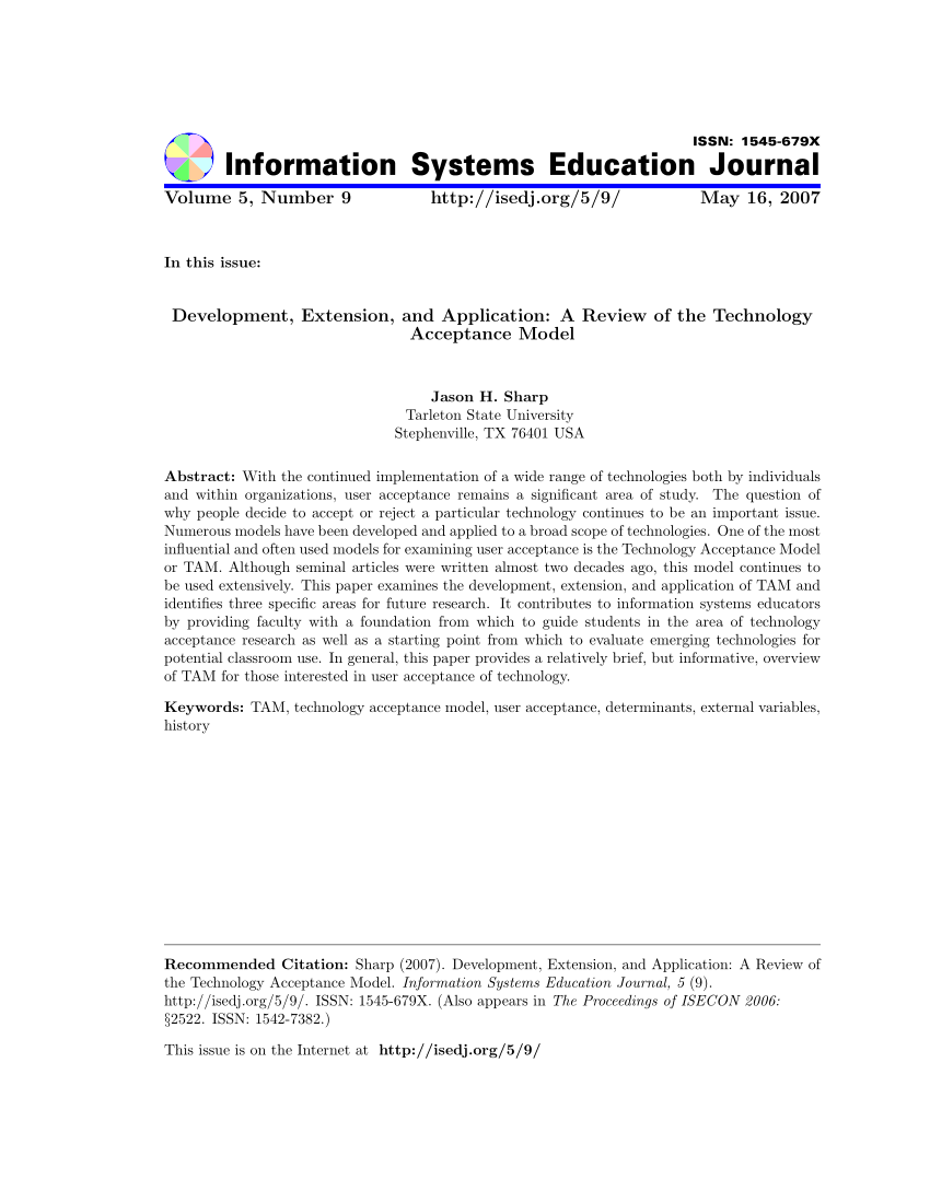 technology application review and demonstration assignment