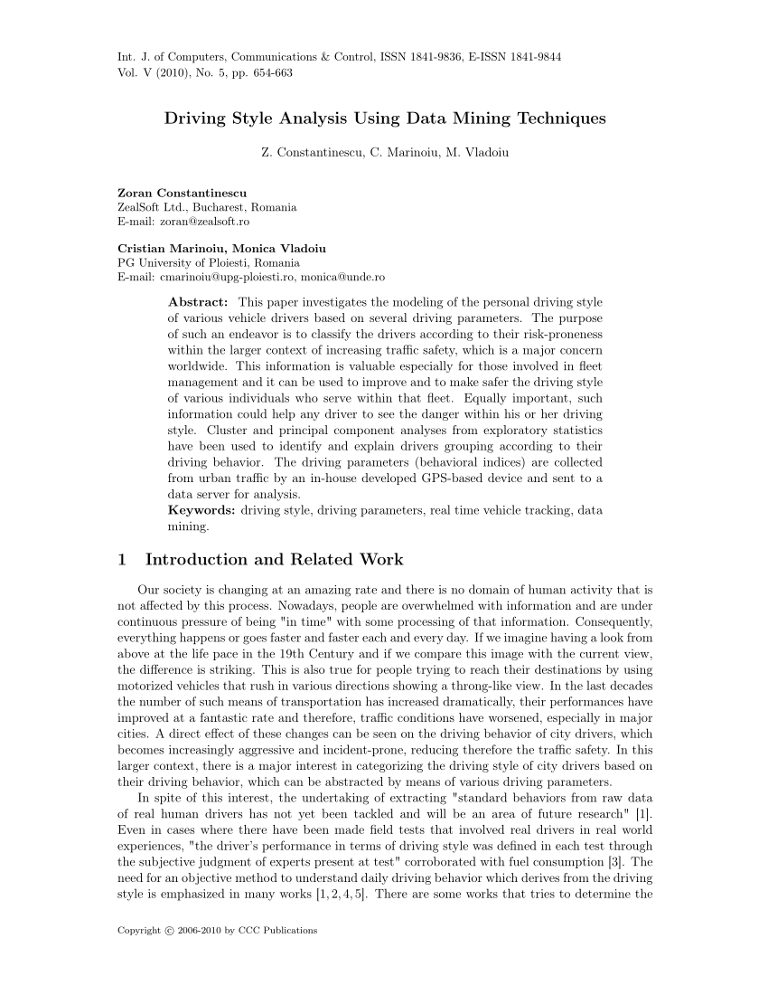 PDF) An AI Approach for Analyzing Driving Behaviour in Simulated Racing  Using Telemetry Data