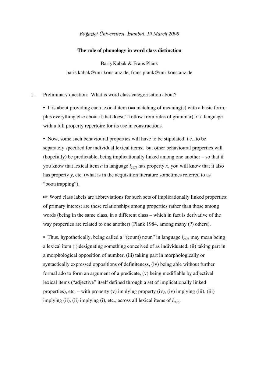 pdf-the-role-of-phonology-in-word-class-distinction