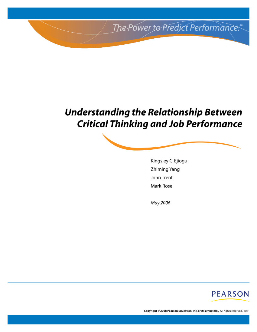relationship between critical thinking and effective writing
