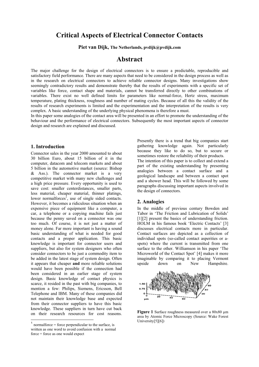 Connectors, Contacts & Tooling, PDF