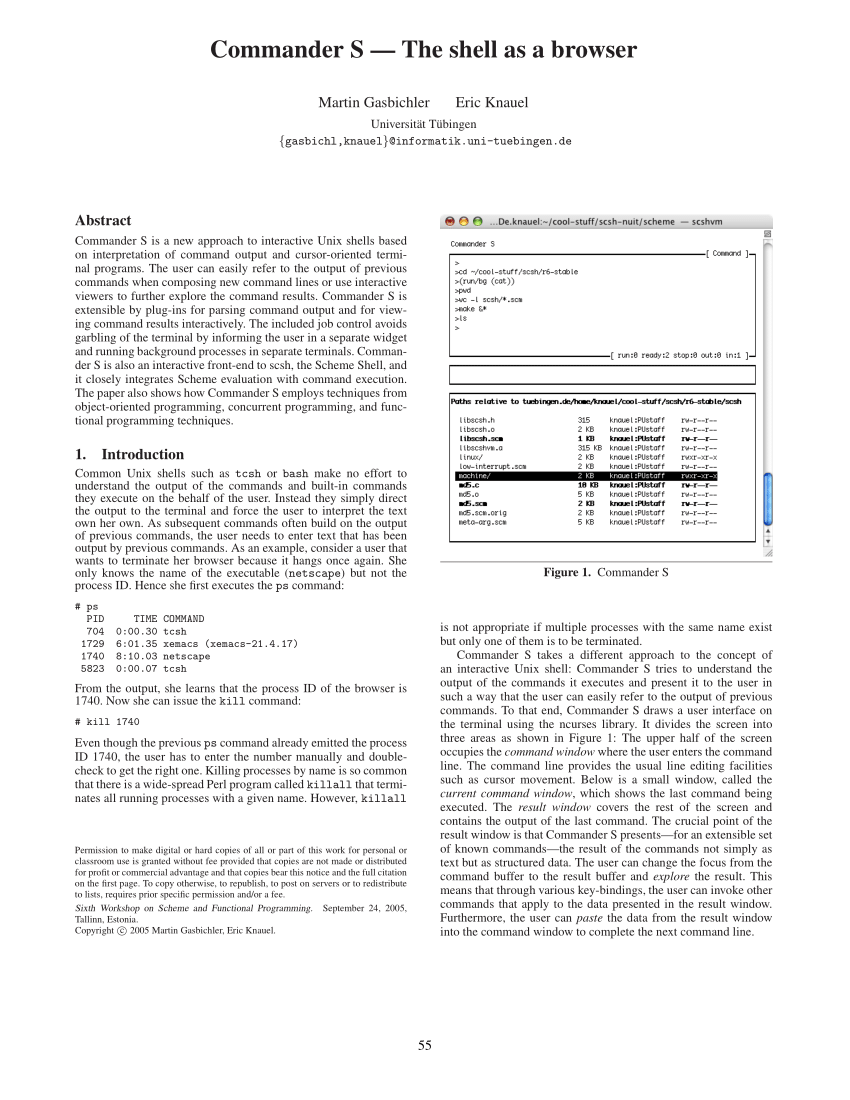 Pdf Commander S The Shell As A Browser