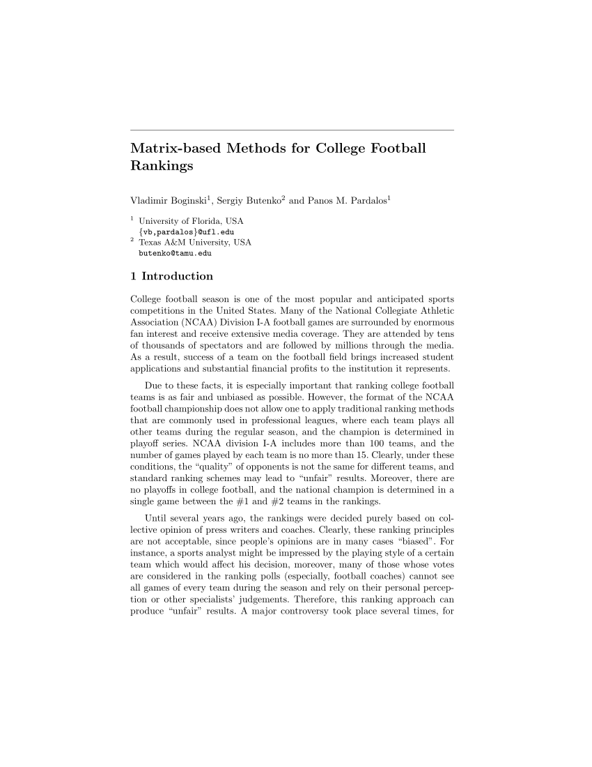 Ranking NFL Teams Using Maximum Likelihood Estimation