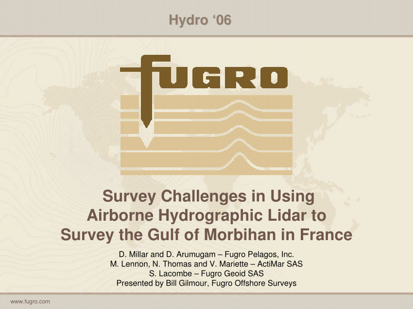 PDF) Survey challenges in using Airborne Hydrographic Lidar to ...