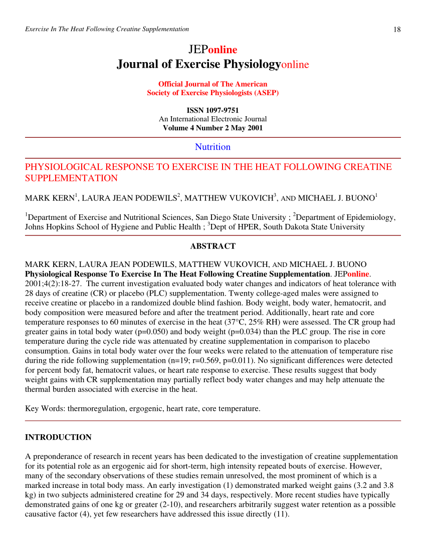 PDF) The cadence and water temperature effect on physiological responses  during water cycling