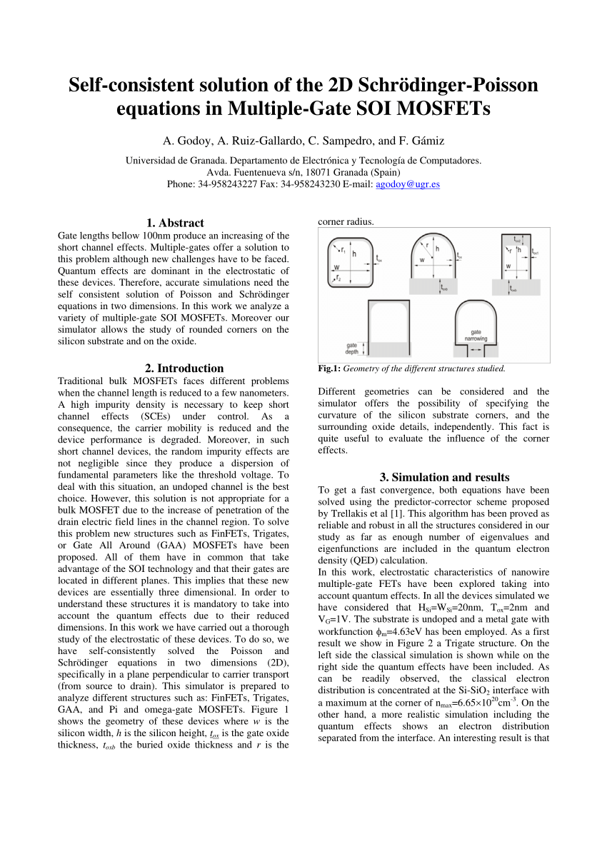 Self-Consistent Schrödinger-Poisson Results for a Nanowire Benchmark