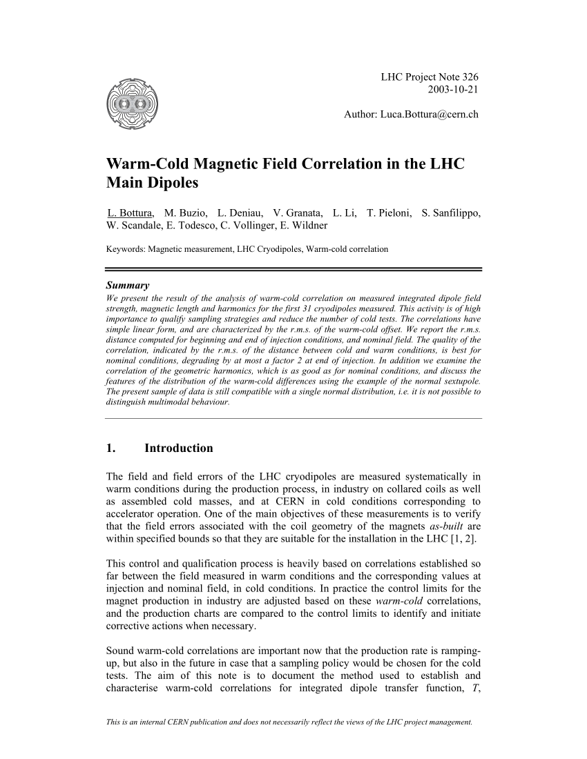 what is cool and warm analysis in research