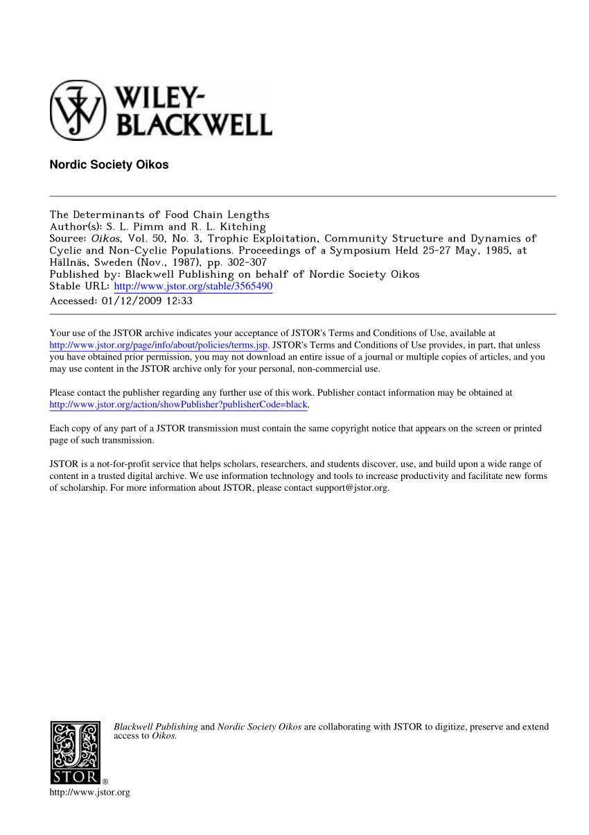 pdf-the-determinants-of-food-chain-lengths