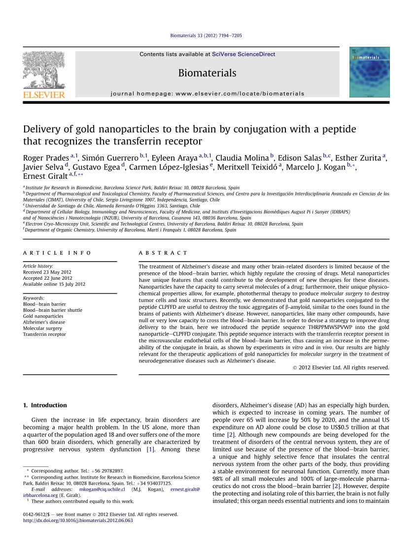 Protein-gold nanoparticle interactions and their possible impact on  biomedical applications - ScienceDirect