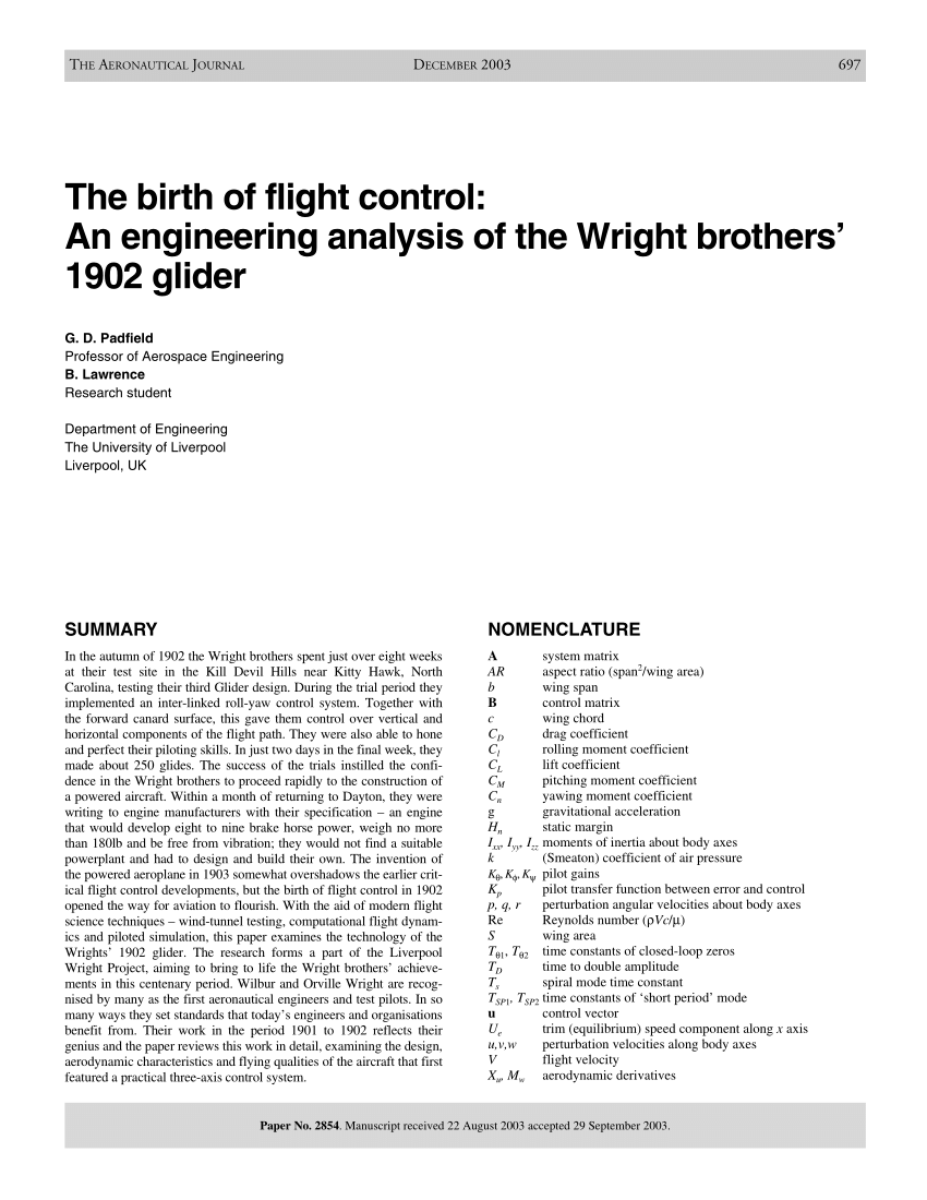 short note on wright brothers