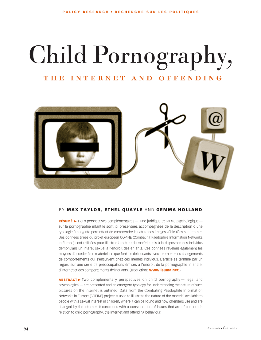 Pdf Child Pornography An Internet Crime-2324