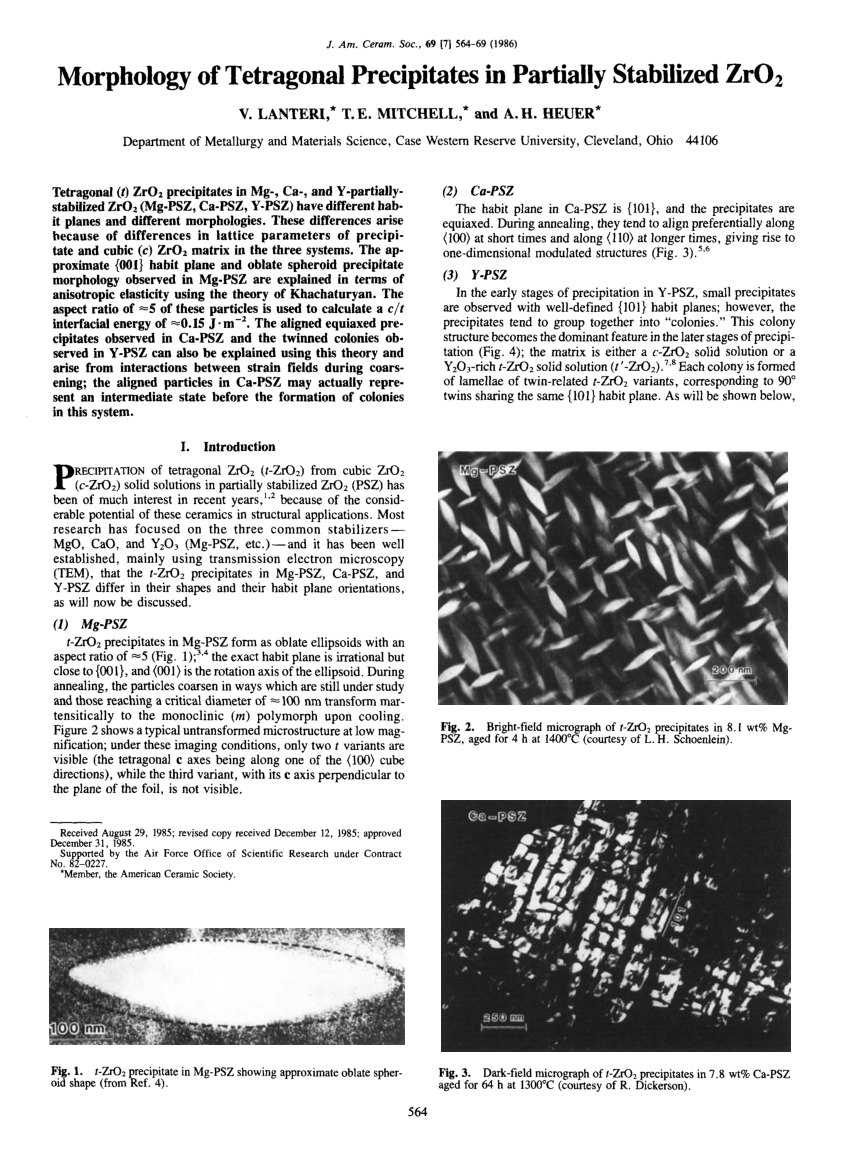 The Preferred Habit Of A Tetragonal Inclusion In A Cubic Matrix