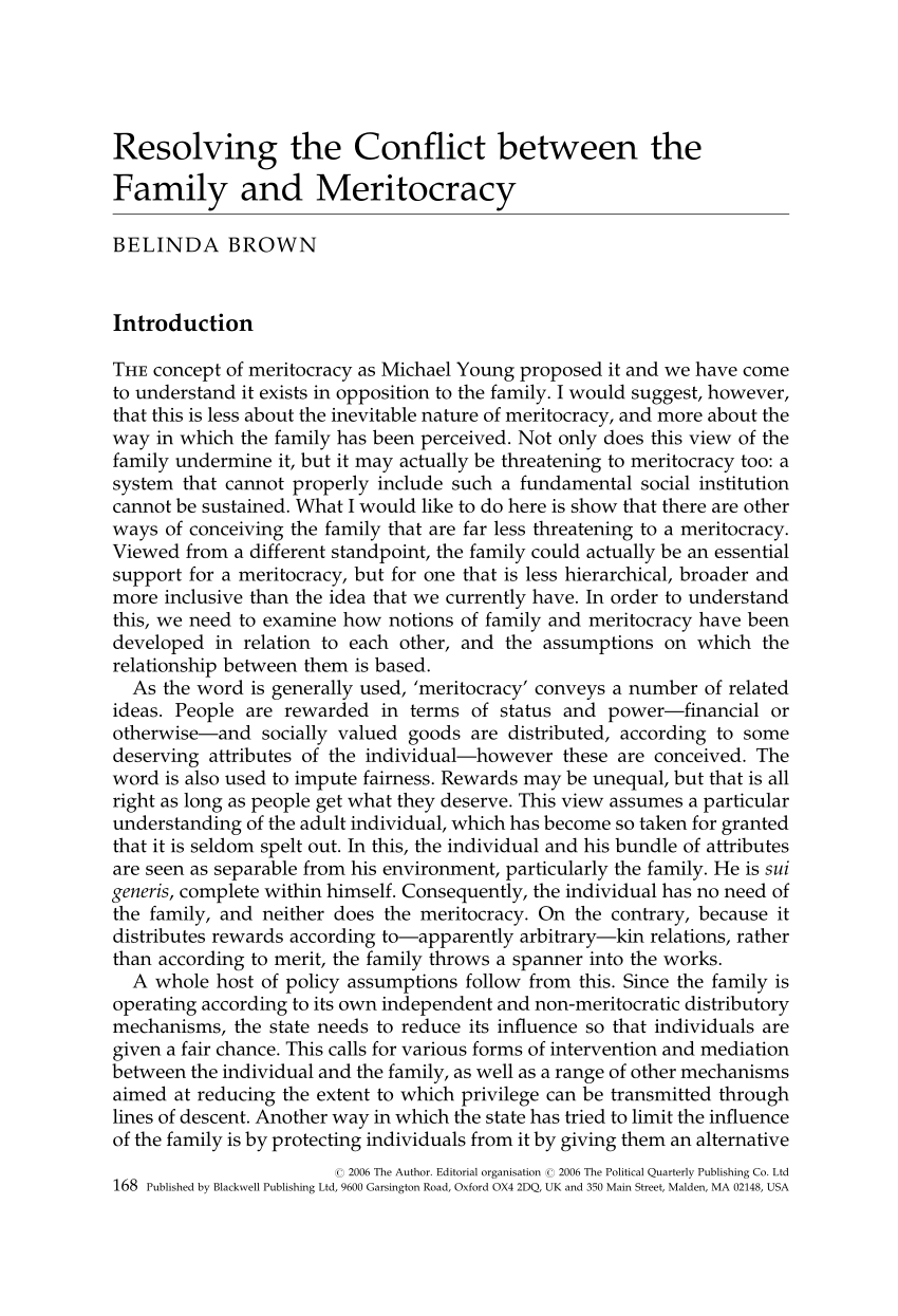  The Rise of the Meritocracy 1870-2033 An Essay on Education and  Equality: Young, Michael: ספרים