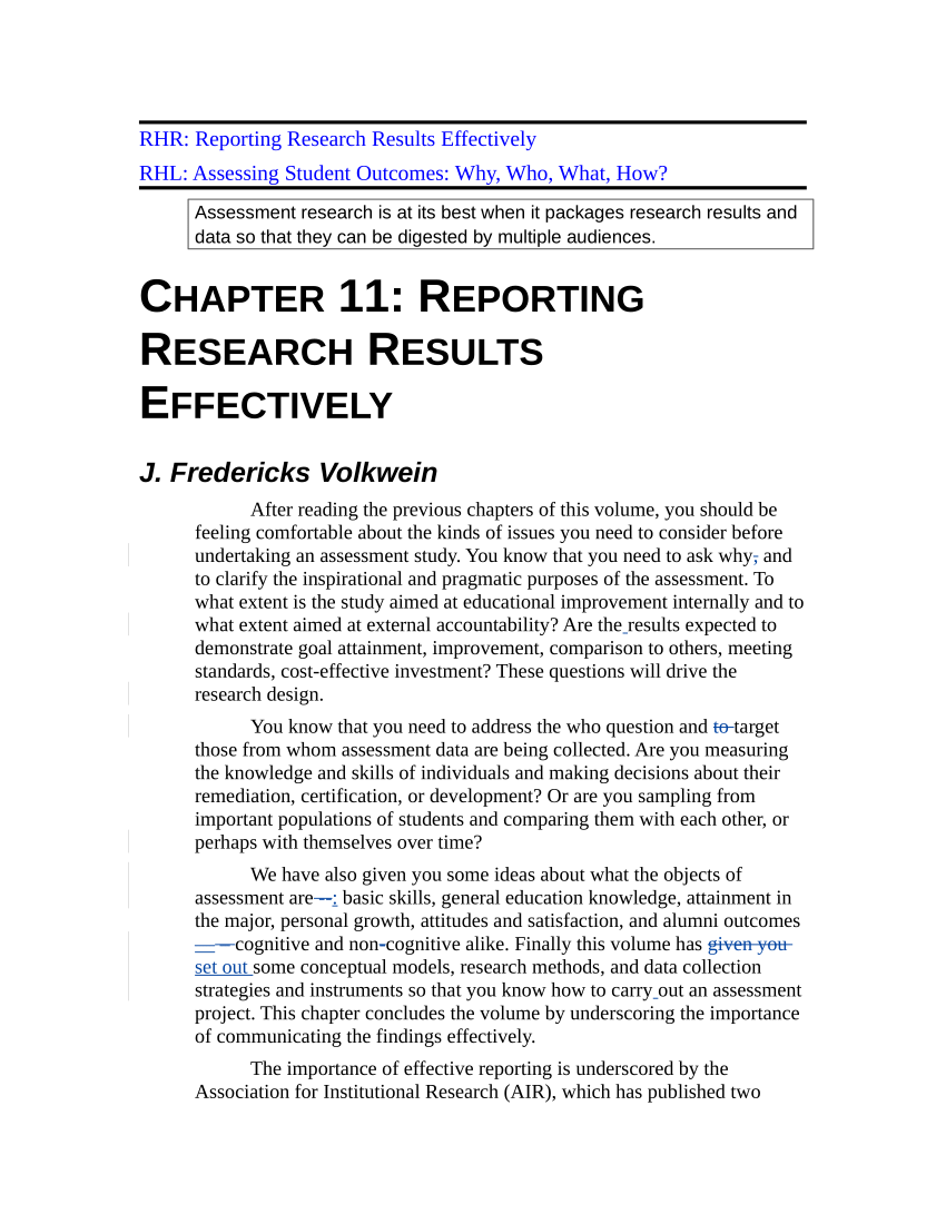 reporting guidelines for survey research