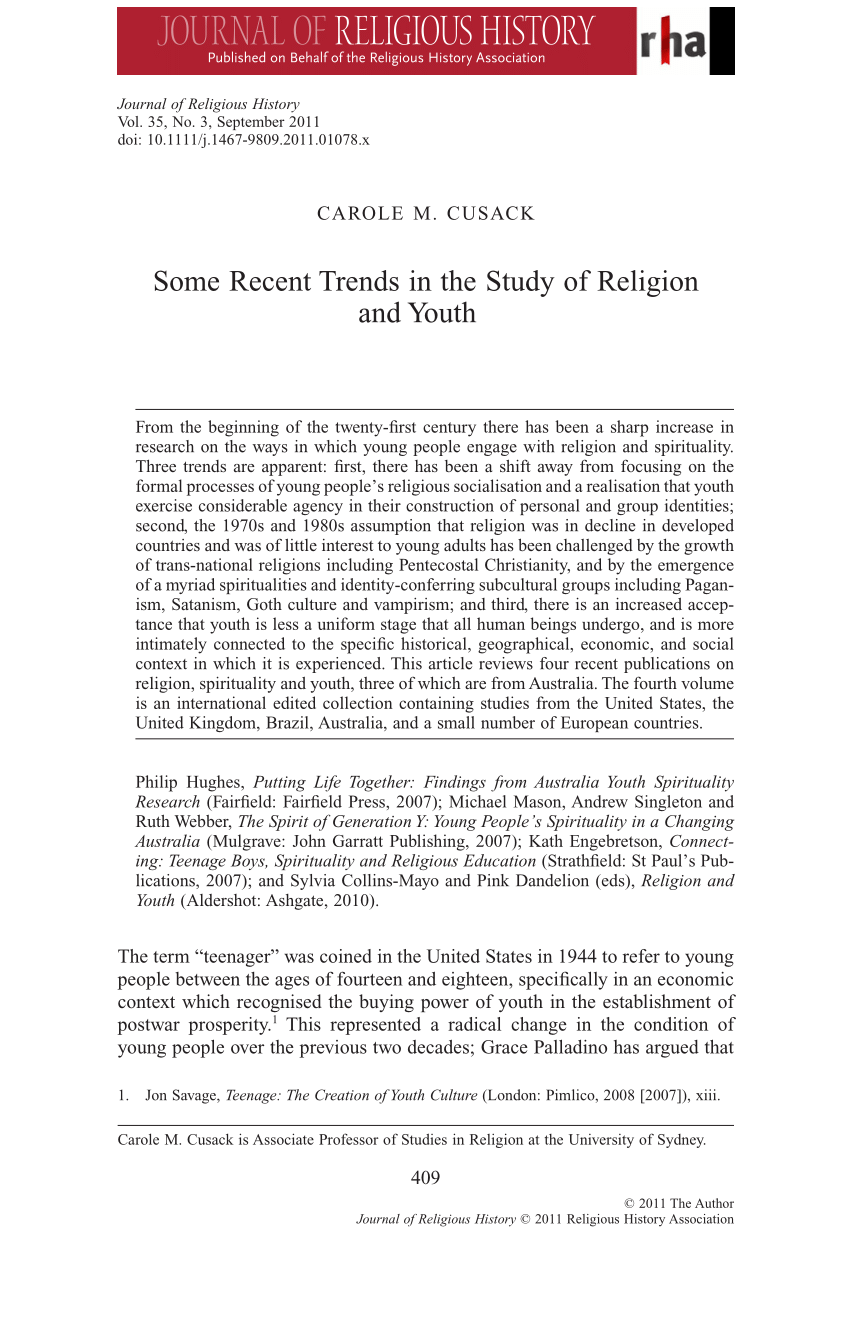 review of religious research journal