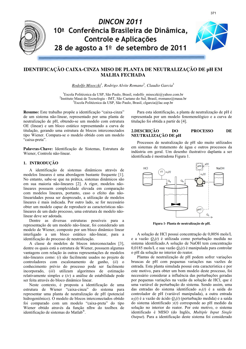 Model Of The Ph Neutralization Process Download Scientific Diagram